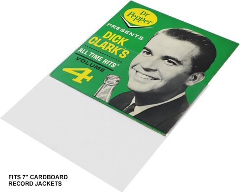Square Deal Recordings & Supplies - 7" 45rpm Vinyl Record Outer Sleeves - Heavy Duty 4mil Thick - Archival Quality - Set of 500#07SP04 in Kuwait