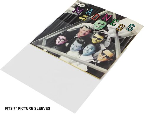 Square Deal Recordings & Supplies - 7" 45rpm Vinyl Record Outer Sleeves - Heavy Duty 4mil Thick - Archival Quality - Set of 500#07SP04 in Kuwait
