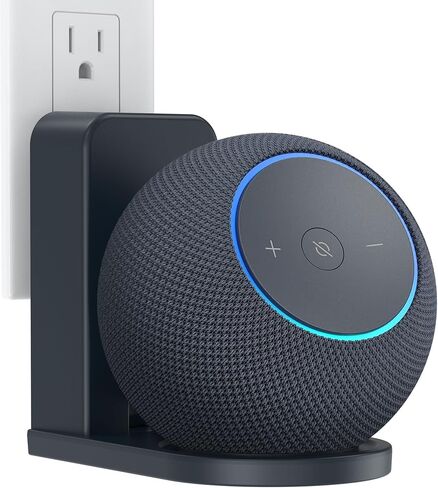 حامل حائط PlusAcc لجهاز Dot Max & Nest Mini، لا حاجة للحفر، جرافيت in Kuwait