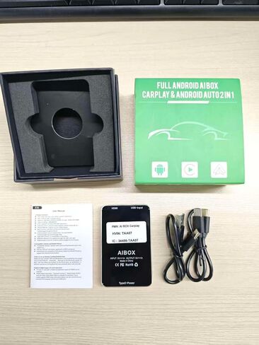 صندوق AI 3in1 لسيارات CarPlay السلكية، 4 جيجابايت + 32 جيجابايت، محول لاسلكي in Kuwait
