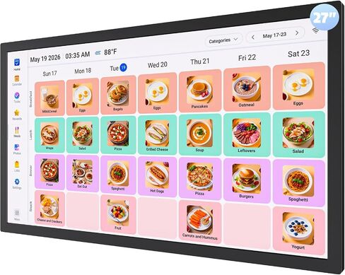 24" Digital Calendar Electronic-eCalendar WhiteBoard-Wall-Planner - Nethgrow Picture-Frame, Meal-Planner, Star Reward, No Subscription Chore Chart, Sync Online Outlook, Wall&Desk Mount, Gift for Mom in Kuwait