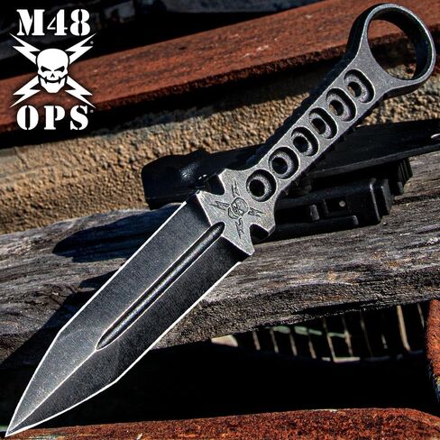 M48 Tanker Combat Dagger | 4 1/4" Double-Edged 3Cr13 Stainless Steel Blade in Kuwait
