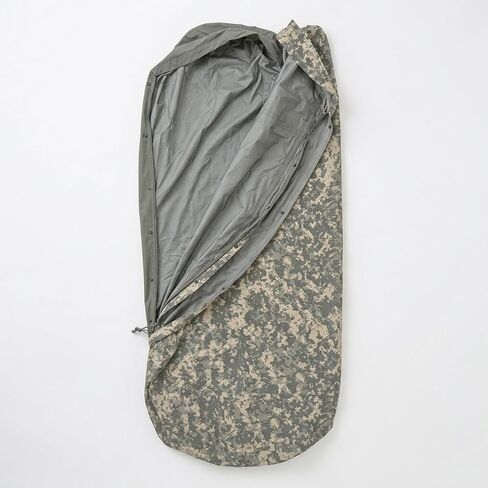 Genuine U.S. Military Modular Sleep System Waterproof Bivy Cover, ACU Digital Camo, Wind & Rain Resistant Outdoor Sleep System Shell, USA Made in Saudi Arabia