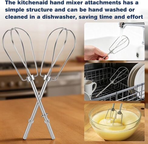 Hand Mixer Turbo Beaters For Kitchenaid Beaters Attachments W10490648 in Saudi Arabia