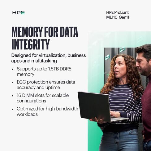 Hewlett Packard Enterprise HPE ML110 G11 4514Y 64G MR408i-o SVR, P71687-005 in Saudi Arabia