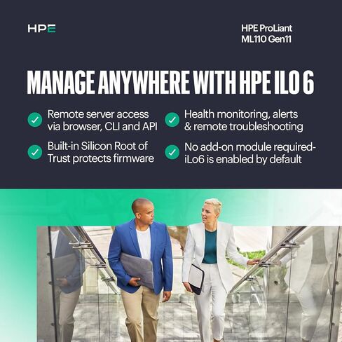 Hewlett Packard Enterprise HPE ML110 G11 4514Y 64G MR408i-o SVR, P71687-005 in Saudi Arabia