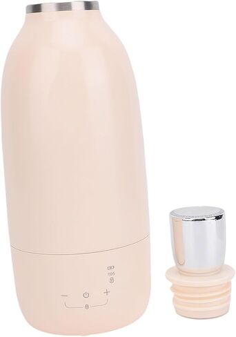 Portable Milk Warmer 500ml Insulated Stainless Steel Rechargeable Cordless Portable Hot Water Boiler for Travel Car Outdoor in Kuwait