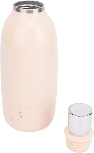 Portable Milk Warmer 500ml Insulated Stainless Steel Rechargeable Cordless Portable Hot Water Boiler for Travel Car Outdoor in Kuwait