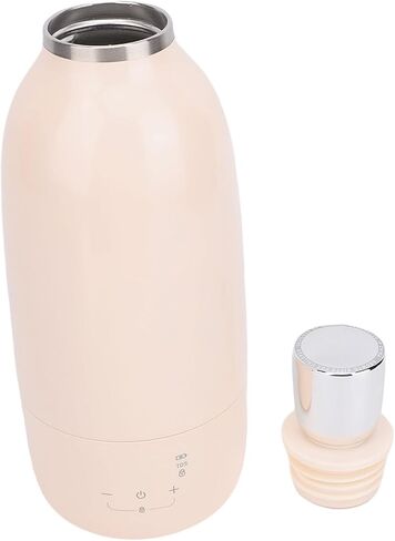 Portable Milk Warmer 500ml Insulated Stainless Steel Rechargeable Cordless Portable Hot Water Boiler for Travel Car Outdoor in Kuwait