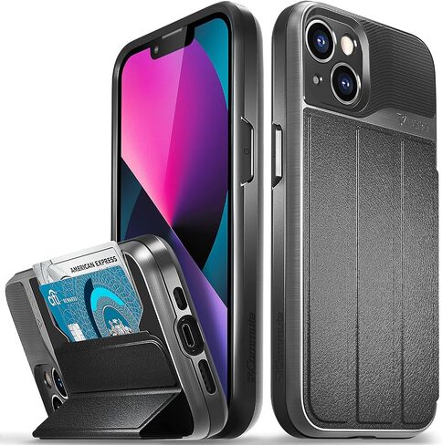 VENA vCommute for iPhone 13 Wallet Case, Black in Kuwait