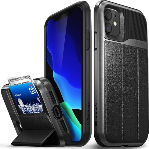 VENA vCommute for iPhone 13 Wallet Case, Black in Kuwait