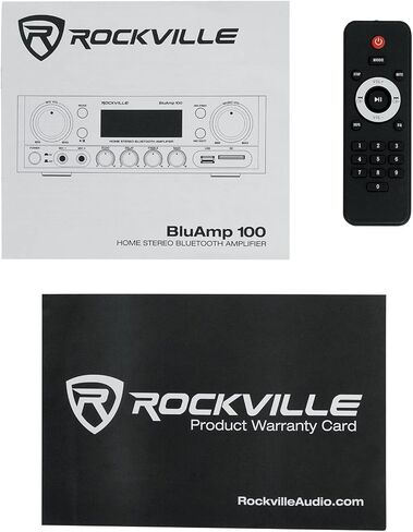 Rockville BLUAMP 100 Home Stereo Bluetooth Amplifier with USB/Mic Input in Saudi Arabia