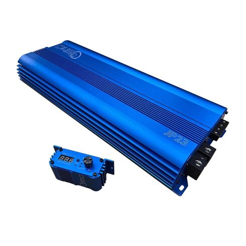 DOWN4SOUND JP23 V1.5 Elite Blue | Monoblock Amplifier - 2300W RMS, 1-Ohm Stable, Linkable for Car Audio Systems, High-Performance Bass Amplifier for 2000W Subwoofer Setup in Saudi Arabia