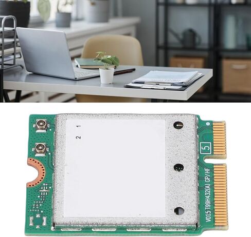 QCNCM865 WiFi 7 Wireless Adapters Module, Triple Band 2.4G 5G 6GHz 5.8Gbps Laptop Network Card Laptop WiFi 7 M.2 Wireless Card for Notebook Upgrade in Saudi Arabia