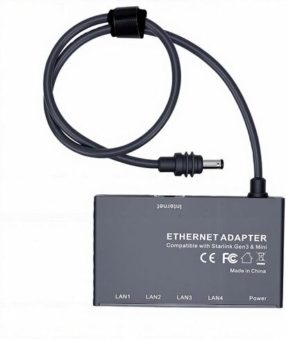 ZJchao 4 Port Gigabit Ethernet Adapter Plug and Play Network Splitter Compatible with Gen3 Mini for RV Camping Home Office in Saudi Arabia