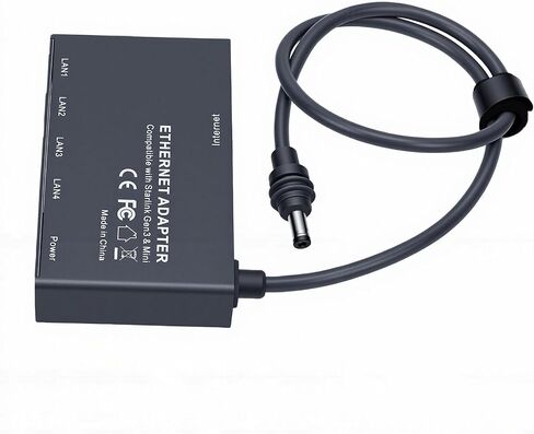 ZJchao 4 Port Gigabit Ethernet Adapter Plug and Play Network Splitter Compatible with Gen3 Mini for RV Camping Home Office in Saudi Arabia