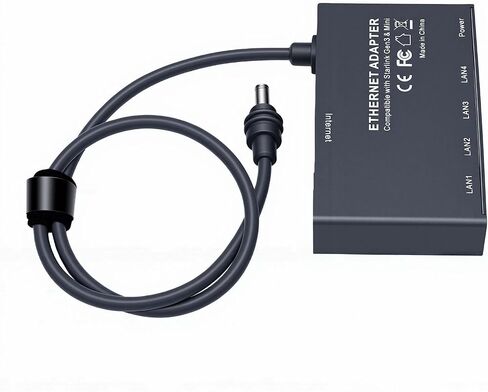 ZJchao 4 Port Gigabit Ethernet Adapter Plug and Play Network Splitter Compatible with Gen3 Mini for RV Camping Home Office in Saudi Arabia