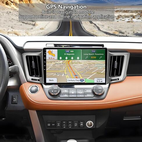 Car Radio for Toyota RAV4 2013-2018: 8-Core 4GB+64GB Stereo Replacement in Saudi Arabia