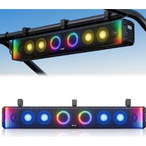 Ehaho 25 Inch 6-Speaker UTV Sound Bar with Bluetooth, RGB, IP66 Waterproof in Kuwait