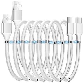 Magnetic Charging Cable,(3FT) Super Organized Charging Magnetic Absorption Nano Data Cable for Galaxy S21/S20 Ultra S10 S10E S9 Note 20 10 9 8 Pixel, LG V30 G6, Nintendo Switch, OnePlus 5 etc (3 ft) in Saudi Arabia