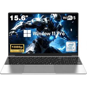 FUNYET 2026 Business Laptop, 15.6 Inch Laptop Computer Windows 11 Pro, 16GB RAM 512GB SSD, Int Core i5 Processor(Up to 3.2GHz), 2-Year Warranty, Backlit Keyboard, Bluetooth, MINI HDMI, FHD 1080P in Saudi Arabia