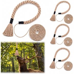 4 Pcs Hemp Scrape Rope, 30 Inch Hemp Rope for Deer Hunting in Saudi Arabia