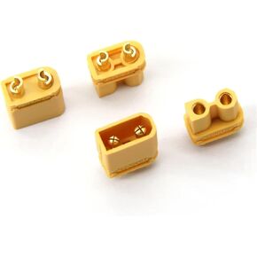 XT Series XT30 XT60 XT90 Connector Plug Bullet Welding Terminal Suit (XT60 Female,10Pcs) in Saudi Arabia
