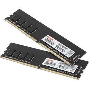 KingSpec 32GB (2x16GB) DDR4 RAM 3200MHz for Desktop - Plug-and-Play, Home & Office Use, Standard Version, 288-Pin DIMM CL18 1.35V Computer Memory Compatible with Most Intel/AMD PCs in Saudi Arabia