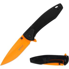 MTECH USA Folding Pocket Knife, 8.1 Inch Overall Length, Colored Aluminum Handle, 3Cr13MoV Steel Blade, Frame Lock, EDC, Survival, Camping in Kuwait