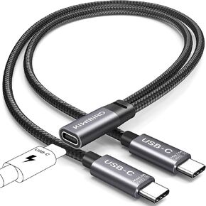 KiwiBird USB C Splitter Charging, USB C Power Splitter 1 in 2 Out in Kuwait