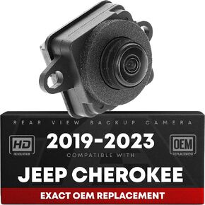Rear View Backup Camera, Reverse Park Assist - Compatible with 2019-2023 Jeep Cherokee - Plastic, Glass - Vehicle Parking Camera - OEM 68360986AD, 68360986AC, CH1960129 in Saudi Arabia