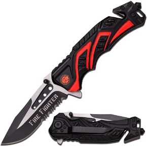 MTech Assisted 3.5 in Blade Black-Red Aluminum Handle in Kuwait