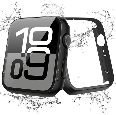 [عبوة من قطعتين] Julk لحافظة ساعة Apple المقاومة للماء Series SE3/SE2/SE/6/5/4 40 ملم in Kuwait
