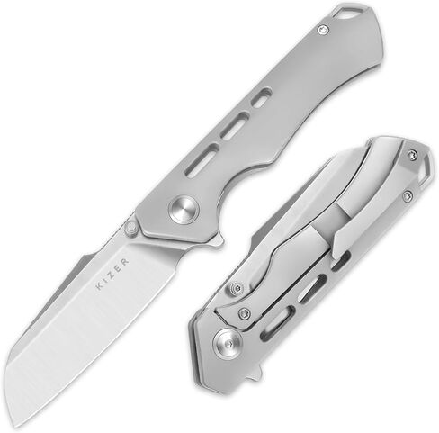 Kizer Crest Folding Knife 3.05 Inch S35VN Sheepsfoot Knife Ki3714A1 in Kuwait