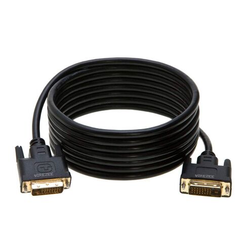 DVI-D Cable Dual Link DVI to DVI Male Wire 24+1 Pin 3ft 6ft 10ft 15ft 25ft (15FT) in Kuwait