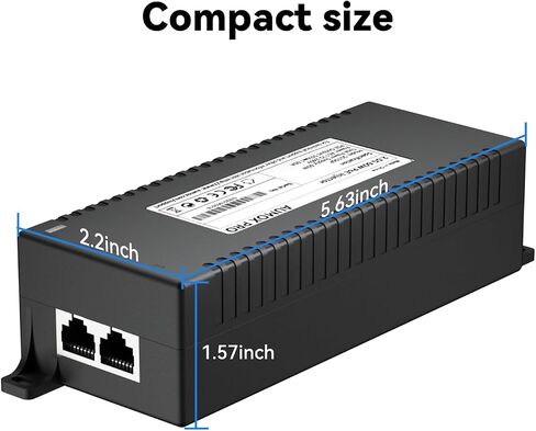 محول طاقة إيثرنت PoE 2.5G PoE++، بقوة 60 وات in Kuwait