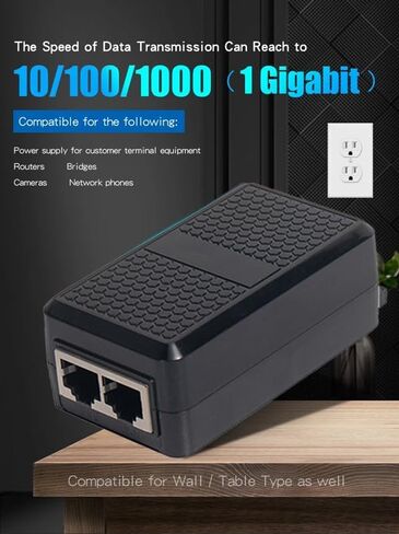 24 Watt Single Port POE Injector - Gigabit cUL Listed in Kuwait