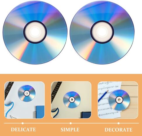 أقراص DVD فارغة قابلة للتسجيل من PartyKindom سعة تخزين عالية مع صندوق علبة جوهرة مجموعتين من الوسائط البلاستيكية للملفات الصوتية وتسجيل البيانات، للمشاريع المنزلية in Kuwait