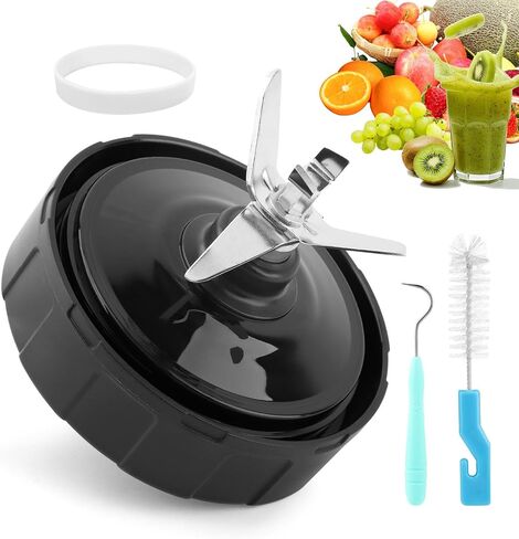 Nin-ja Blender Replacement Parts, 7 Fins Blender Blade Compatible with Nin ja BN401 BN751 BN801 BL480 BL640 NN100-30 BL2012 32oz 24oz 18oz Cup Nutri Blenders Parts in Kuwait