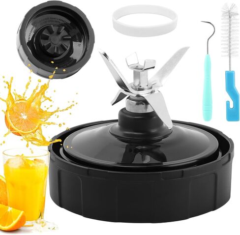 Nin-ja Blender Replacement Parts, 7 Fins Blender Blade Compatible with Nin ja BN401 BN751 BN801 BL480 BL640 NN100-30 BL2012 32oz 24oz 18oz Cup Nutri Blenders Parts in Kuwait