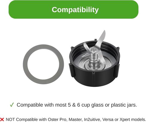 8 Pack Gaskets Replacement Rubber Seal for Oster Blender Replacement Parts O-Ring aspas para licuadora Compatible with Oster and Osterizer Blender Blade Accessories in Kuwait