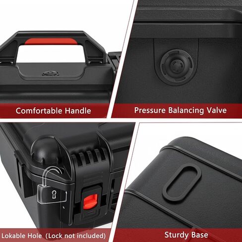 Storage Box for Milwaukee M18 M12 Battery - Waterproof & Shockproof Case in Saudi Arabia