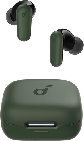 Soundcore P30i by Anker Noise Cancelling Earbuds, Strong and Smart Noise Cancelling, Powerful Bass, 45H Playtime, 2-in-1 Case and Phone Stand, IP54, Wireless Earbuds, Bluetooth 5.4 (Black) (Renewed) in Saudi Arabia