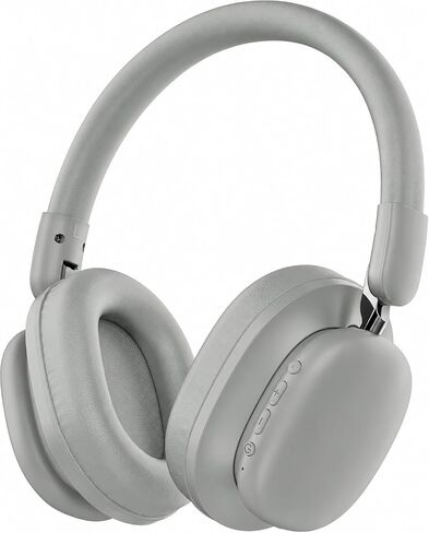 Hybrid Active Noise Cancelling Bluetooth Headphones, Wireless Over Ear Headphones with Bluetooth 5.4, 80H Playtime, Stereo Sound, 6 ENC Clear Call Mic, Low Latency for Travel Office Workout in Kuwait