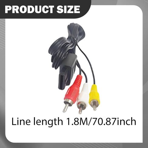 AV Cable Composite Video Cord,Video Audio Cord Home Gamer Maintenance,AV Cable Connector Adapter Transmitter for NGC Sfn6 SFC in Kuwait