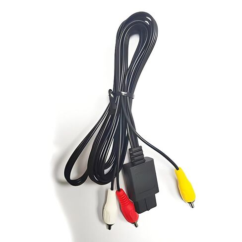 AV Cable Composite Video Cord,Video Audio Cord Home Gamer Maintenance,AV Cable Connector Adapter Transmitter for NGC Sfn6 SFC in Kuwait
