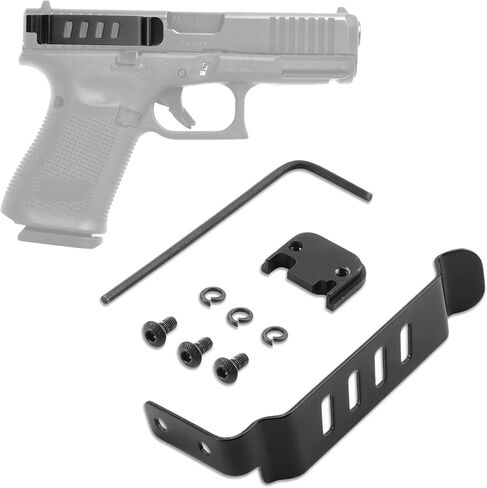 Gun Belt Clip for Glock Gen 1-4 Holster Clip Low Profile Slim Concealed Carry Gun Clip for Glock 17, 19, 22, 23, 24, 25, 26, 27, 28, 30S, 31, 32, 33, 34, 35, 36 and 41 in Kuwait