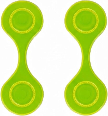 Running Reflector 2Pack 0.3oz Suede Reflective Magnet Clip, Colorful Visibility Gear for Night Cycling, Sleeves & Backpacks in Kuwait