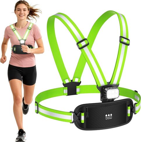 Viccux 500LM & 360° Visibility Running Lights for Runners with Waist Pack in Kuwait