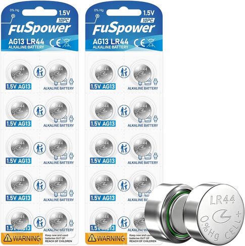 LR44 Watch Battery 1.5V: 357 Alkaline Coin 10 Pack - AG13 Batteries for LED Light Laser Pointer Calculator Remote Replacement - Father's Day Summer Road Trip Remotes in Kuwait